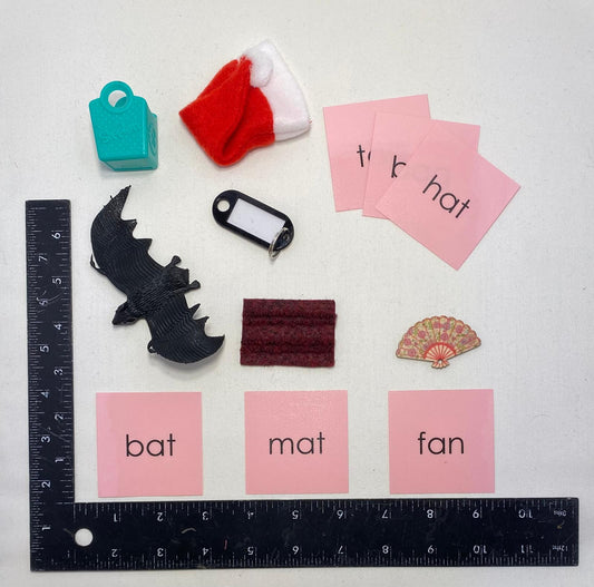 Pink Series Phonetic Objects and Cards